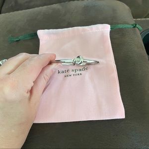Authentic kate spade love knot bangle bracelet